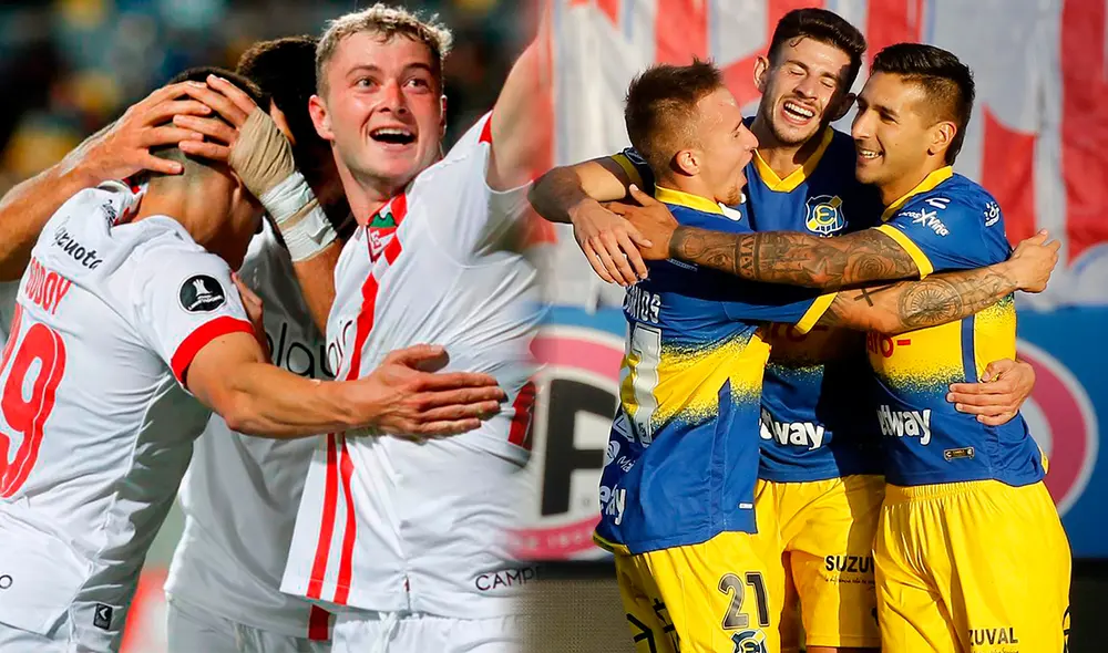 Estudiantes se mide ante Everton por el certamen continental. Foto: composición @EdelpOficial/@evertonsadp