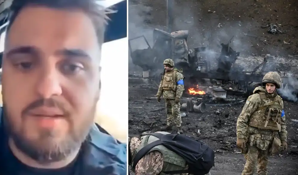 El instructor de tiro brasileño Tiago Rossi estaba en Ucrania ayudando a las fuerzas de ese país tras la invasión rusa. Foto: composición de Gerson Cardoso / La República El instructor de tiro brasileño Tiago Rossi estaba en Ucrania ayudando a las fuerzas de ese país tras la invasión rusa. Foto: composición de Gerson Cardoso / La República