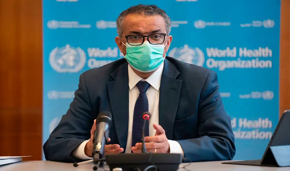 El director general de la Organización Mundial de la Salud (OMS), Tedros Adhanom Ghebreyesus, se refirió a la situación de la pandemia de COVID-19 en la actualidad. Foto: archivo / Europa Press
