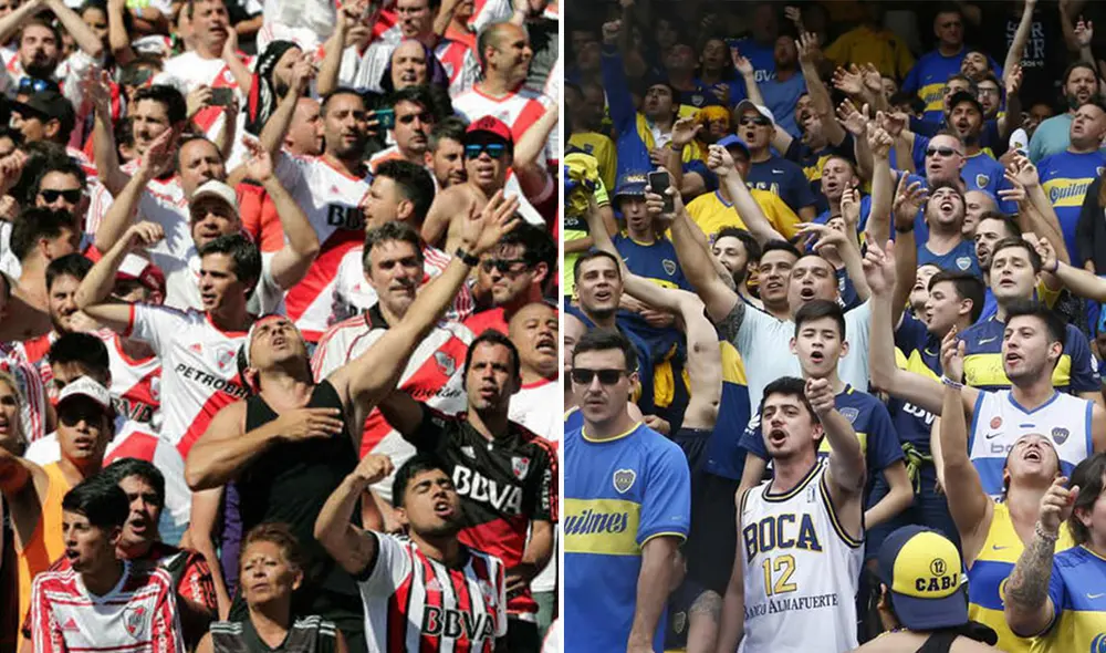 River Plate y Boca Juniors tienen a dos de las hinchadas más pasionales de Argentina. Foto: composición/EFE