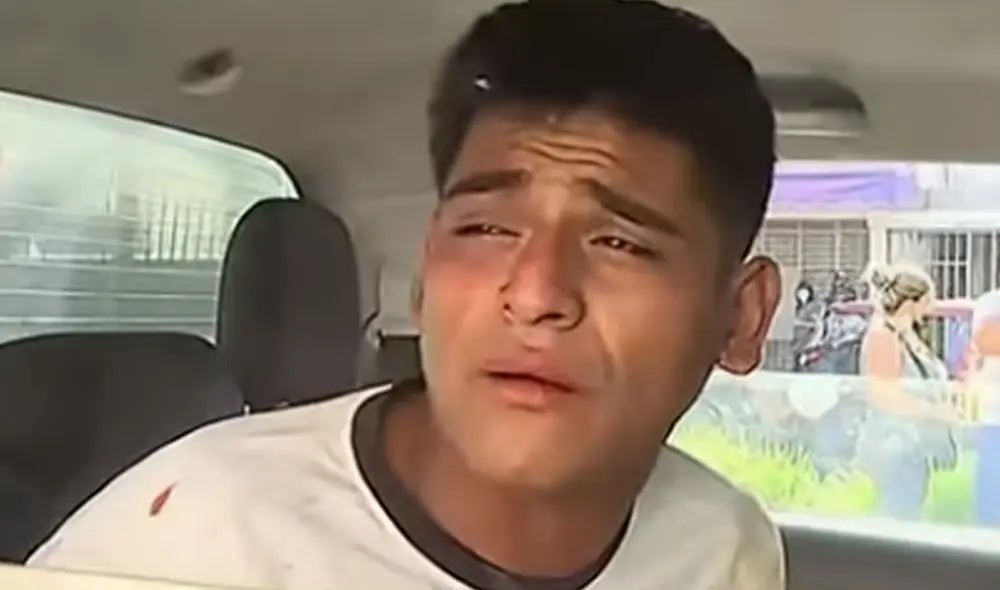 Sujeto fue conducido a comisaría de Pro. Foto: captura Panamericana Noticias