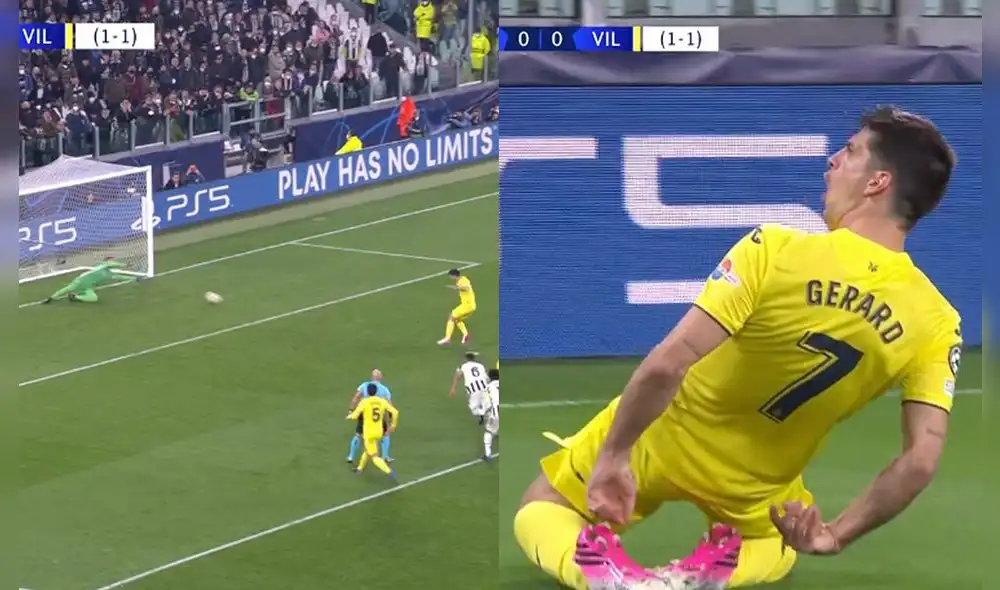 Villarreal y Juventus igualaron en la ida. Foto: captura ESPN