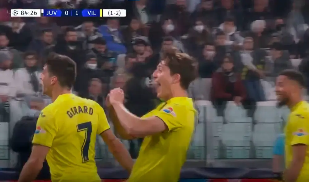 Villarreal hizo el 2-0. Foto: captura ESPN