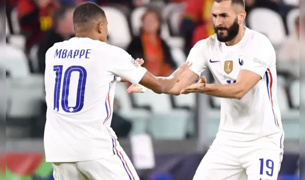 Benzema y Mbappé disputarán el Mundial Qatar 2022. Foto: Selección francesa Benzema y Mbappé disputarán el Mundial Qatar 2022. Foto: Selección francesa