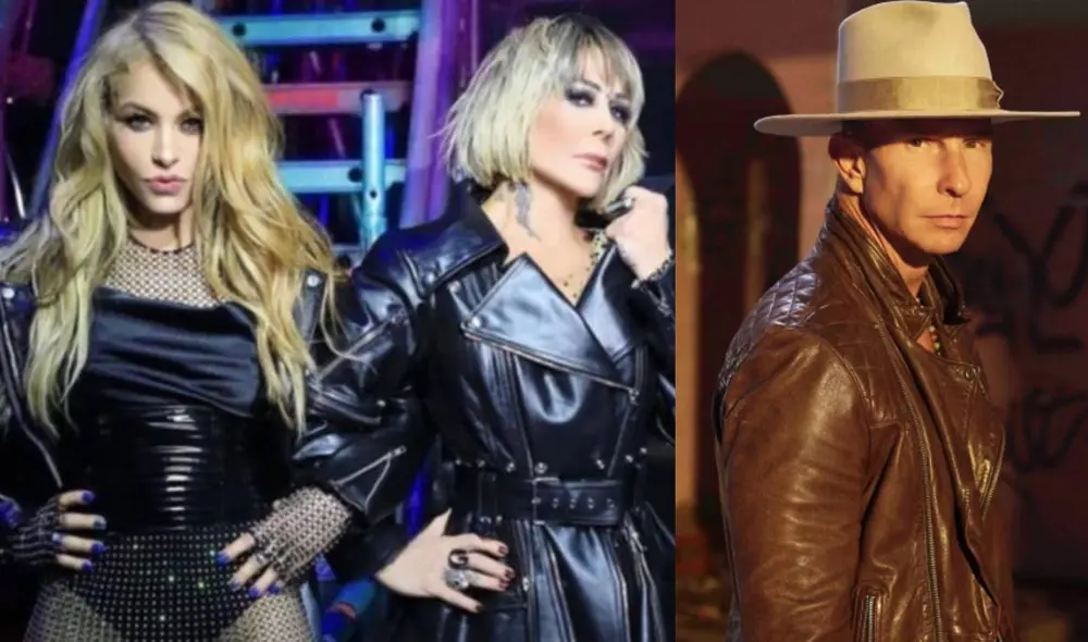 Alejandra Guzmán, Paulina Rubio y Erik Rubin protagonizaron una fuerte polémica en los años 90. Foto: composición/Instagram