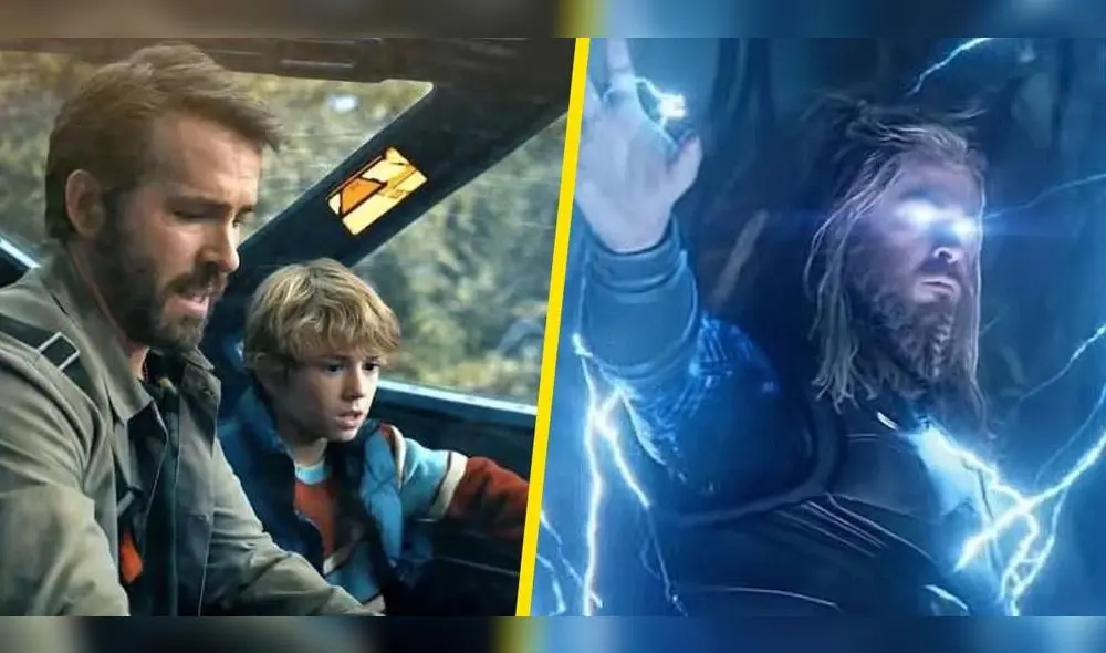 Chris Hemsworth recomienda ver "El proyecto Adam" de Netflix. Foto: composición/Netflix/Marvel Studios