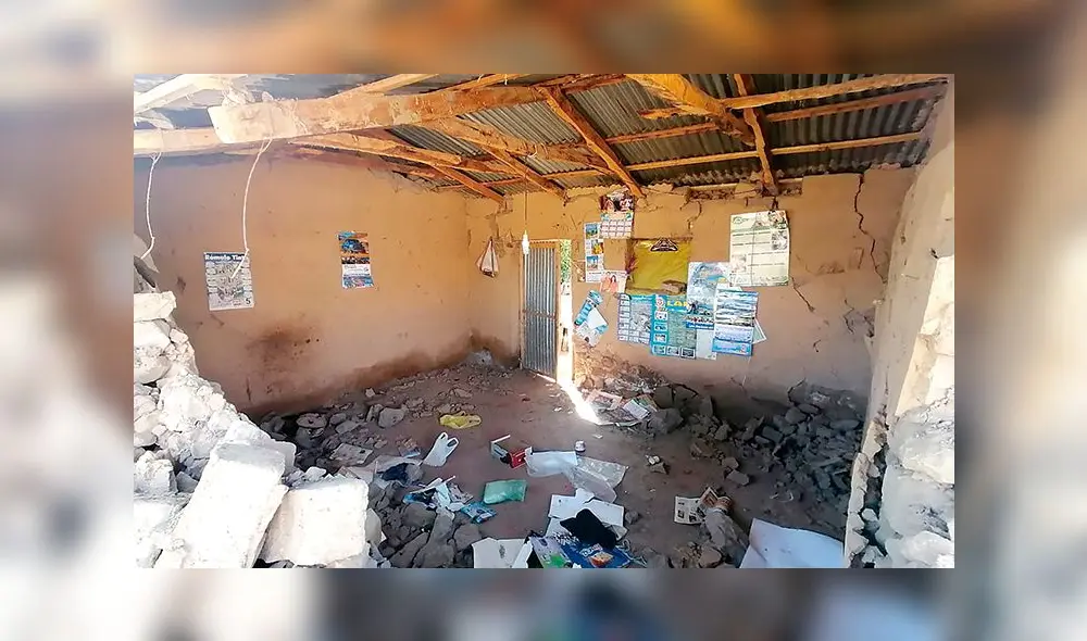 En ruinas. Casas de poblados de Maca y Pinchollo quedaron destrozadas. Hasta ayer eran 120 inhabitables y otras más de 200 con daños. Foto: La República En ruinas. Casas de poblados de Maca y Pinchollo quedaron destrozadas. Hasta ayer eran 120 inhabitables y otras más de 200 con daños. Foto: La República