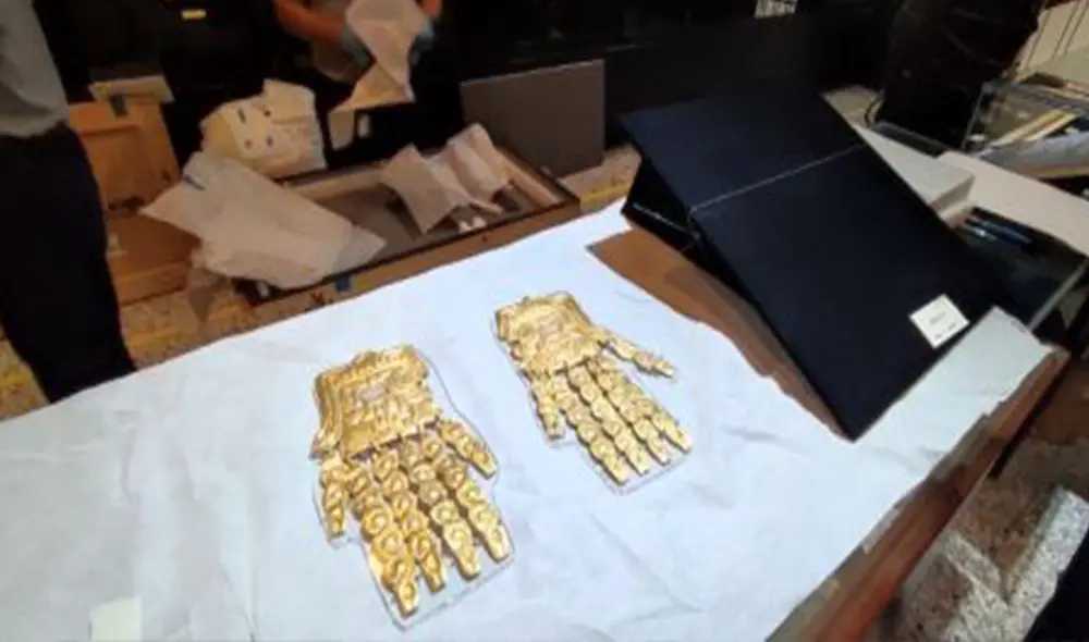 Las piezas procedentes de Kuntur Wasi fueron de las principales atracciones de la exhibición "Perú, un viaje en el tiempo" Foto: Andina Las piezas procedentes de Kuntur Wasi fueron de las principales atracciones de la exhibición "Perú, un viaje en el tiempo" Foto: Andina