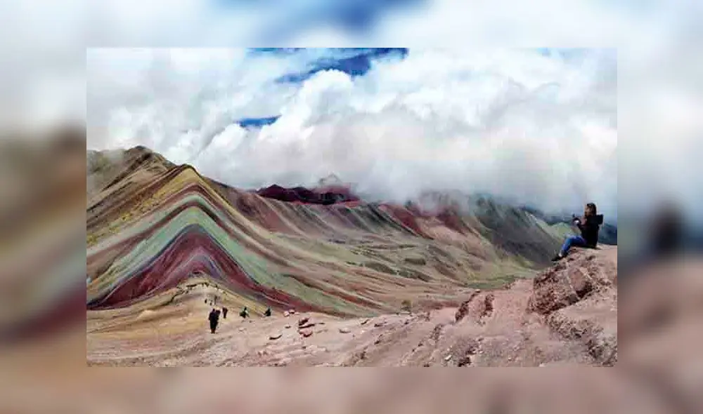 Cerrado. Ingreso a montaña de 7 colores restringido. Foto: La República Cerrado. Ingreso a montaña de 7 colores restringido. Foto: La República