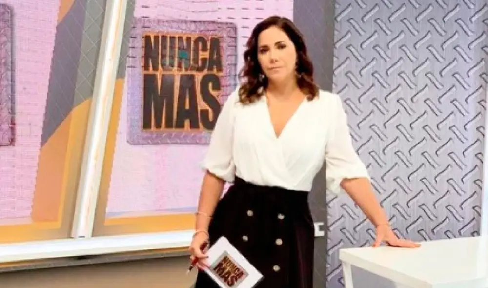 Andrea Llosa aseguró que sintió vergüenza al modelar en una pasarela. Foto: Andrea Llosa/Instagram