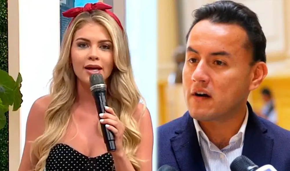 Brunella Horna habló sobre su relación con Richard Acuña. Foto: captura América TV / GLR