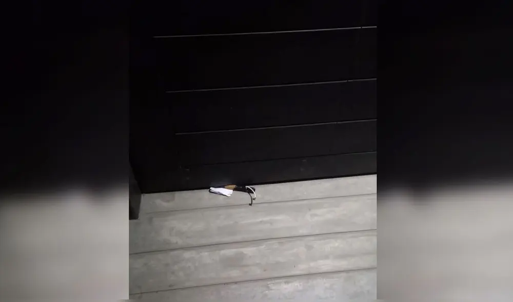 Carga explosiva fue dejada junto a mensaje extorsivo. Foto: cortesía Carga explosiva fue dejada junto a mensaje extorsivo. Foto: cortesía