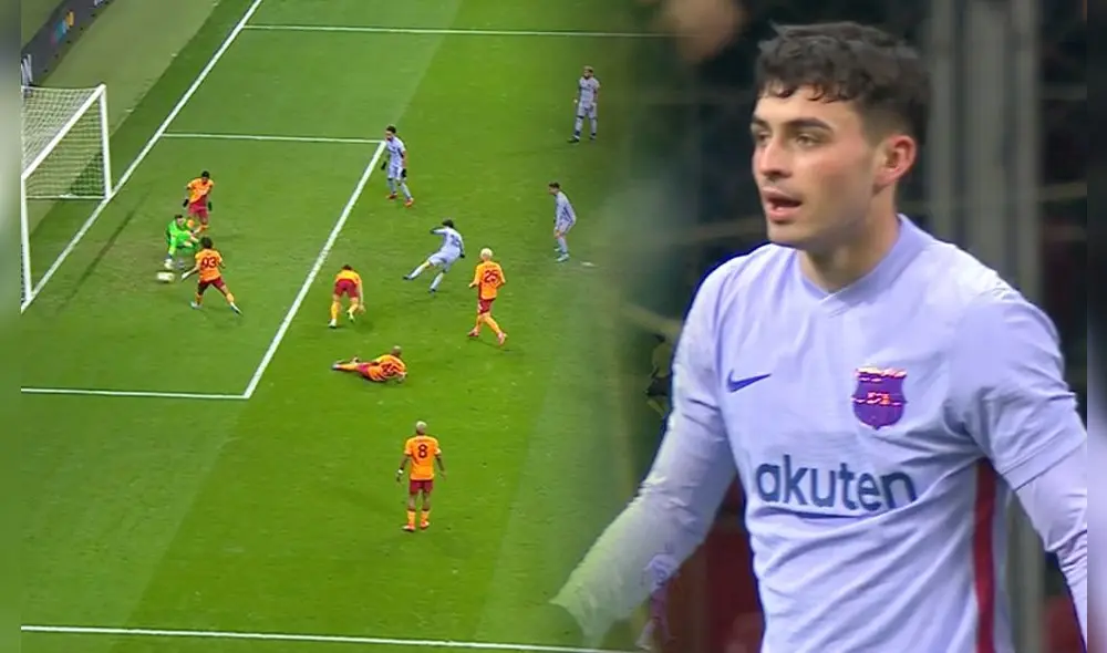 Pedri dejó a dos jugadores en el piso y puso el 1-1 parcial. Foto: captura ESPN