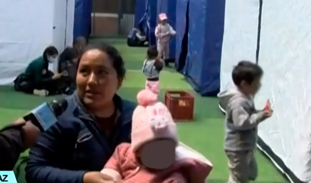 Profesora salía de su casa para trabajar cuando ocurrió el deslizamiento de tierra en Pataz. Foto: captura Canal N Profesora salía de su casa para trabajar cuando ocurrió el deslizamiento de tierra en Pataz. Foto: captura Canal N