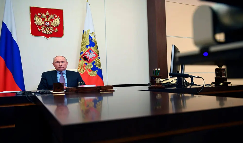 Vladimir Putin en el despacho presidencial. Foto: Presidencia de Rusia / Europa Press Vladimir Putin en el despacho presidencial. Foto: Presidencia de Rusia / Europa Press