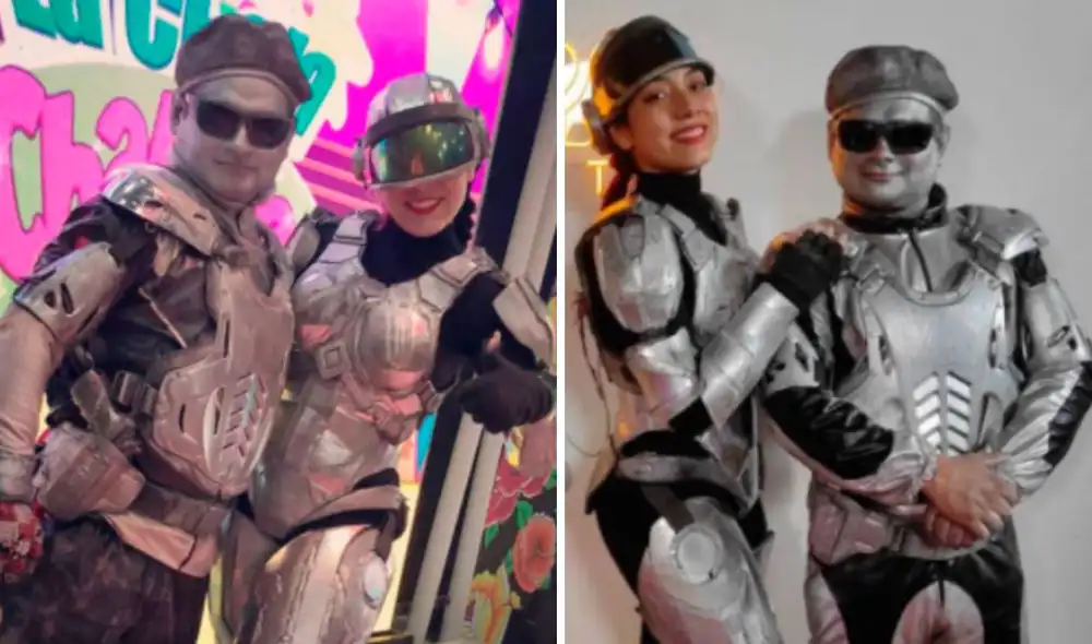 'Robotín' y 'Robotina' reafirman su amor. Foto: difusión