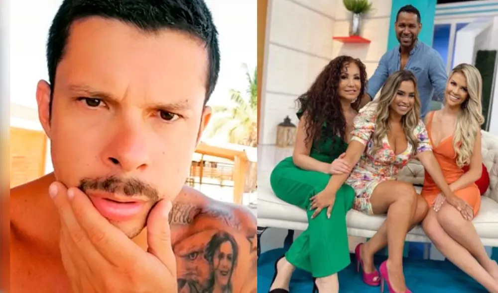 Mario Hart no se mostró contento luego de que conductoras de "América Hoy" le dijeran "pisado". Foto: composición/ La República Mario Hart no se mostró contento luego de que conductoras de "América Hoy" le dijeran "pisado". Foto: composición/ La República