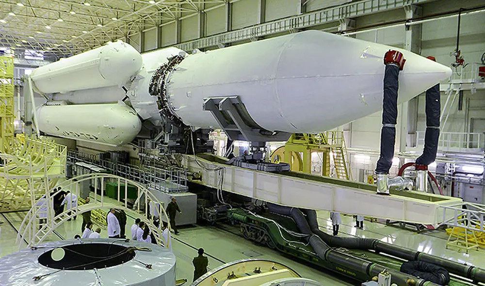 Dmitri Rogozin, jefe de Roscosmos, dijo que la misión rusa a Marte sería lanzada por un cohete Angará (imagen). Foto: Russian Ministry of Defense