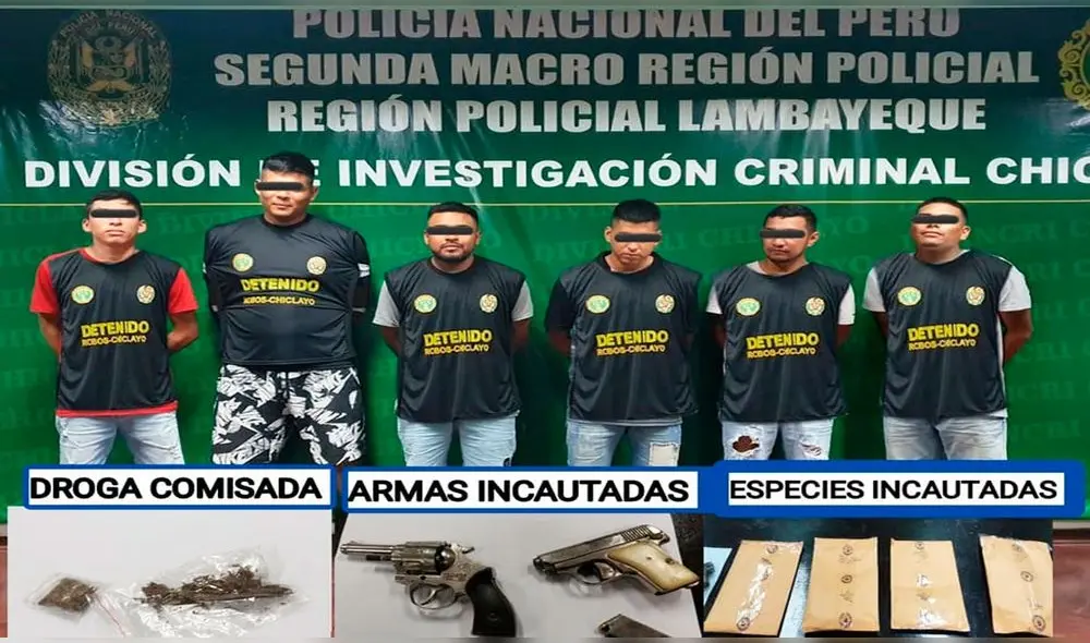 Individuos detenidos fueron llevados a la Divincri para las investigaciones. Foto: PNP