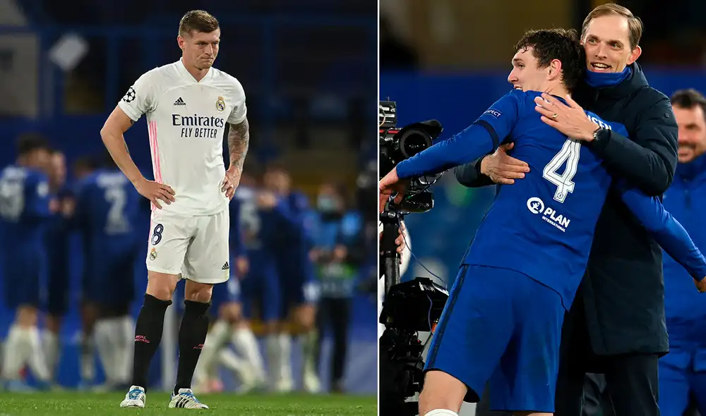 En la semifinal de la Champions 2020-21, Chelsea se impuso al Real Madrid con el global 3-1. Foto: AFP