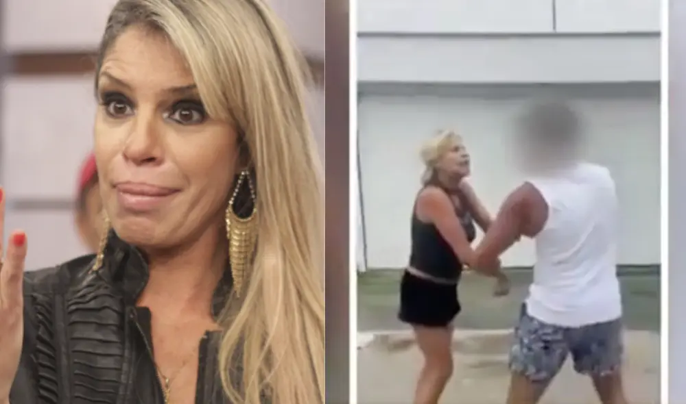 ¡Fuertes imágenes! Verónica Alcalá vuelve a protagonizar un escándalo al haber tenido una acalorada pelea con menores de edad. Foto: difusión, Magaly TV/captura ¡Fuertes imágenes! Verónica Alcalá vuelve a protagonizar un escándalo al haber tenido una acalorada pelea con menores de edad. Foto: difusión, Magaly TV/captura