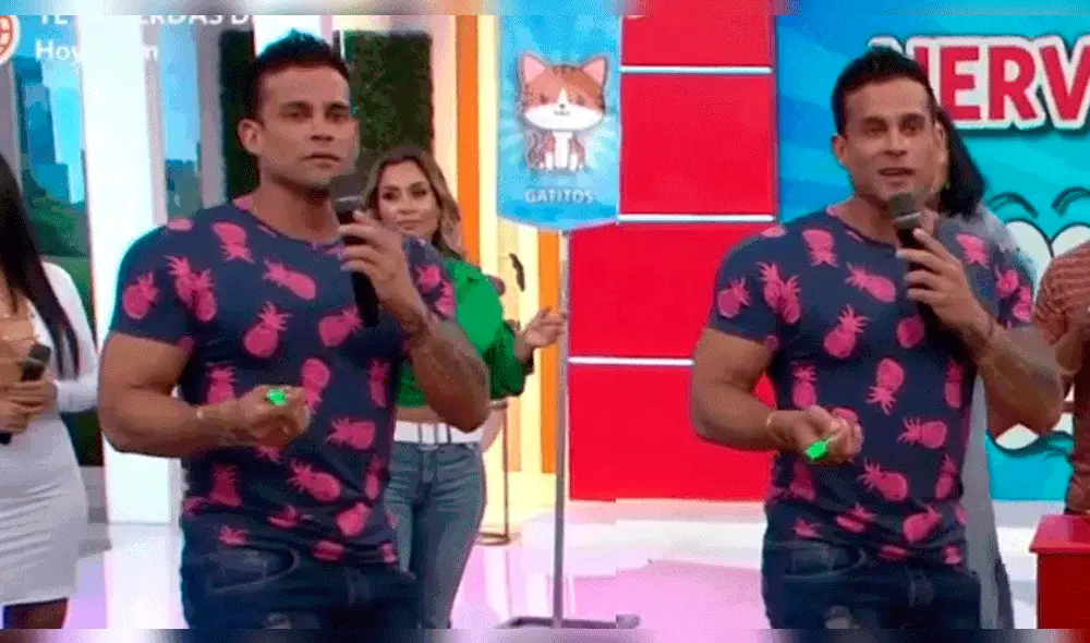 Christian Domínguez no tiene interés en llamar a su expareja como castigo en América hoy. Foto: composición captura de América TV