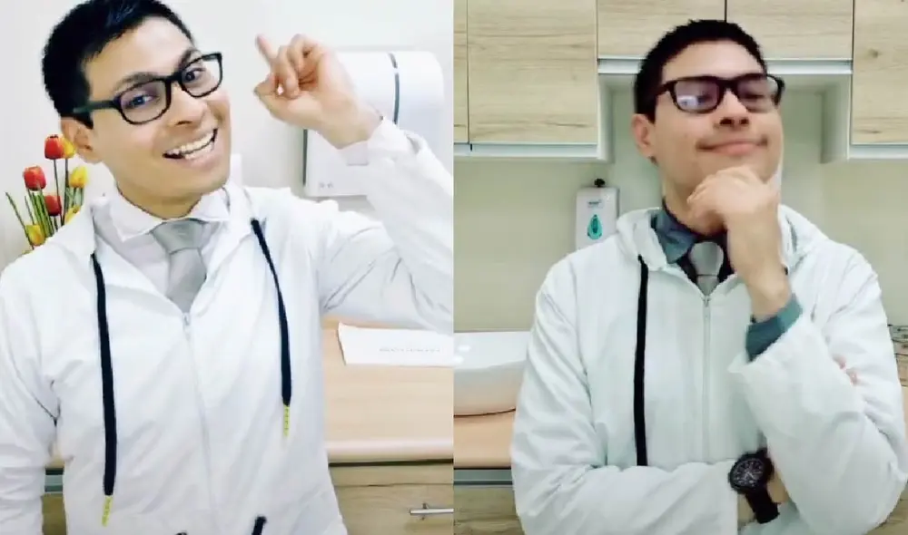 El famoso dermatólogo usó diversos trends y bailes populares de la red social para compartir información importante. Foto: captura de TikTok El famoso dermatólogo usó diversos trends y bailes populares de la red social para compartir información importante. Foto: captura de TikTok