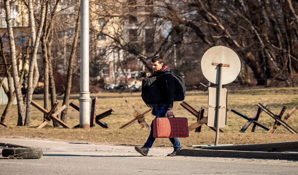 Kiev, así como otras ciudades de Ucrania, siguen bajo el asedio militar de Rusia. Foto: AFP Kiev, así como otras ciudades de Ucrania, siguen bajo el asedio militar de Rusia. Foto: AFP