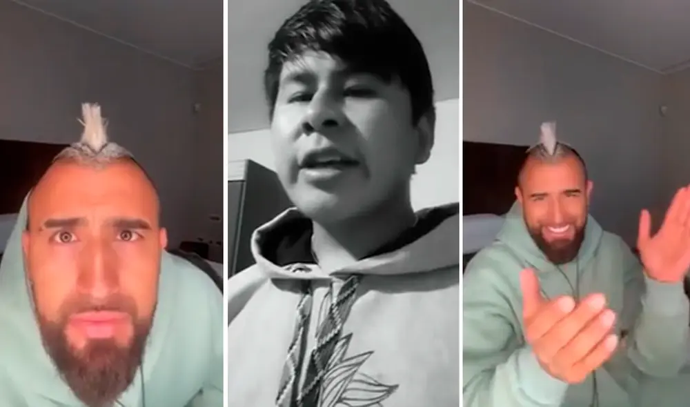 Aunque se desconoce la nacionalidad del muchacho, muchos usuarios señalaron que es un artista peruano. Foto: captura de TikTok Aunque se desconoce la nacionalidad del muchacho, muchos usuarios señalaron que es un artista peruano. Foto: captura de TikTok