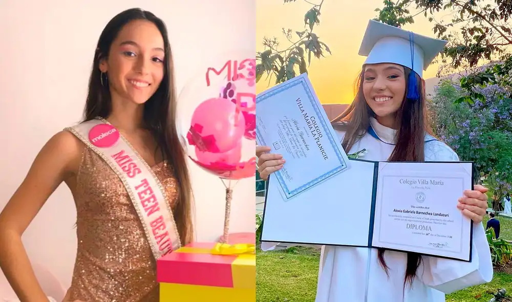 La joven actriz Alexia Barnechea fue finalista de Miss Perú La Pre durante la pandemia. Foto: captura/Alexia Barnechea/Instagram