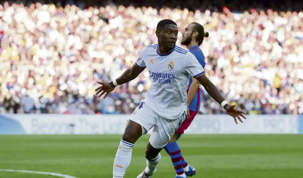 David Alaba ya sabe lo que es anotar ante los azulgranas. Foto: EFE David Alaba ya sabe lo que es anotar ante los azulgranas. Foto: EFE