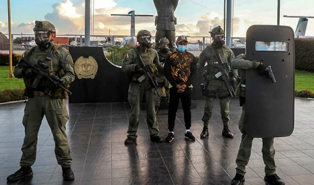Hasta el momento de su detención, ‘Matamba’ era considerado como el principal enlace del cartel mexicano de Sinaloa Nueva Generación en el Pacífico colombiano, en la frontera con Ecuador. Foto: AFP Hasta el momento de su detención, ‘Matamba’ era considerado como el principal enlace del cartel mexicano de Sinaloa Nueva Generación en el Pacífico colombiano, en la frontera con Ecuador. Foto: AFP