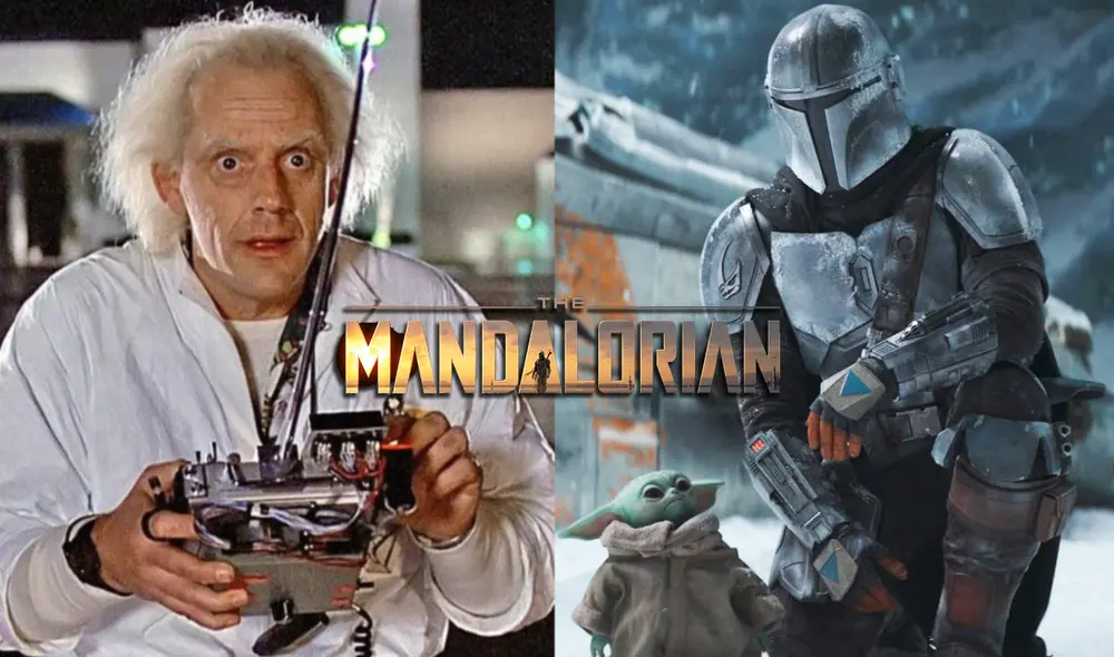 Christopher Lloyd de "Volver al futuro" llega a "The Mandalorian". Foto: composición / Lucasfilm / Universal Pictures