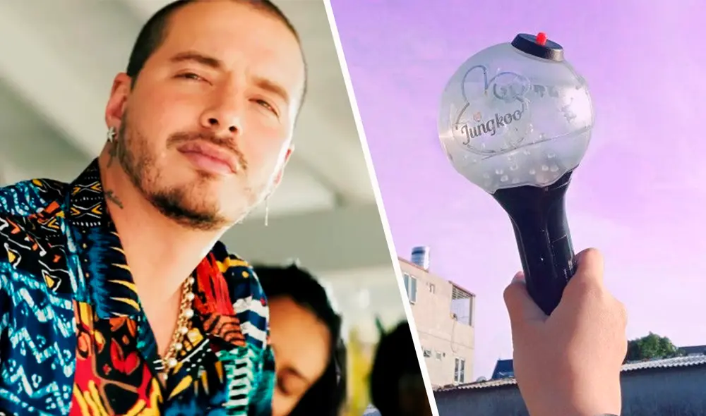 J Balvin: uno de los elementos ícono del fandom de BTS habría sido replicado. Foto: captura YouTube/Twitter J Balvin: uno de los elementos ícono del fandom de BTS habría sido replicado. Foto: captura YouTube/Twitter
