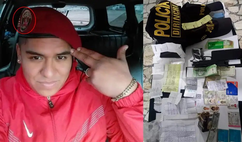 Delincuente se hacía pasar de policía para robar. Foto: composición LR / Facebook / Bryan Cueva Cartolin / Omar Coca / URPI - LR Delincuente se hacía pasar de policía para robar. Foto: composición LR / Facebook / Bryan Cueva Cartolin / Omar Coca / URPI - LR