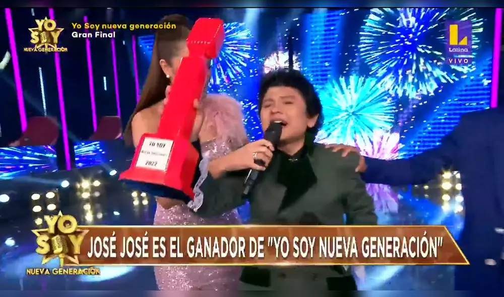 Luigui Cruz es el ganador de Yo soy: nueva generación. Foto: captura Latina