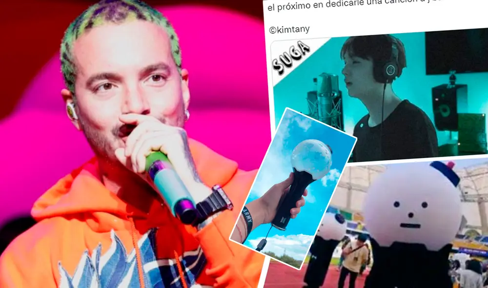 ¿Qué pasó con BTS y J Balvin? El reguetonero recibe críticas del fandom más activo de la música actual. Foto: composición/Twitter