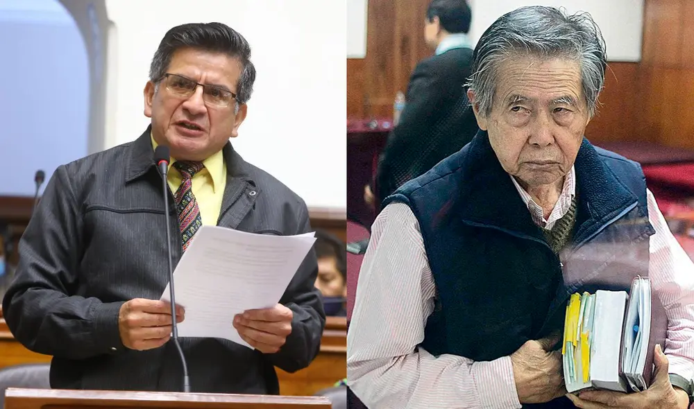 Legislador Hamlet Echeverría se pronunció sobre fallo que beneficia a Alberto Fujimori. Foto: composición Congreso/EFE Legislador Hamlet Echeverría se pronunció sobre fallo que beneficia a Alberto Fujimori. Foto: composición Congreso/EFE