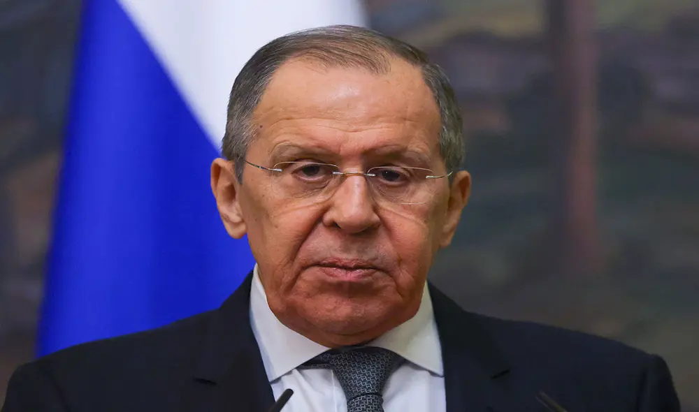 El ministro de Exteriores de Rusia, Serguéi Lavrov, se refirió a la invasión de Ucrania. Foto: EFE