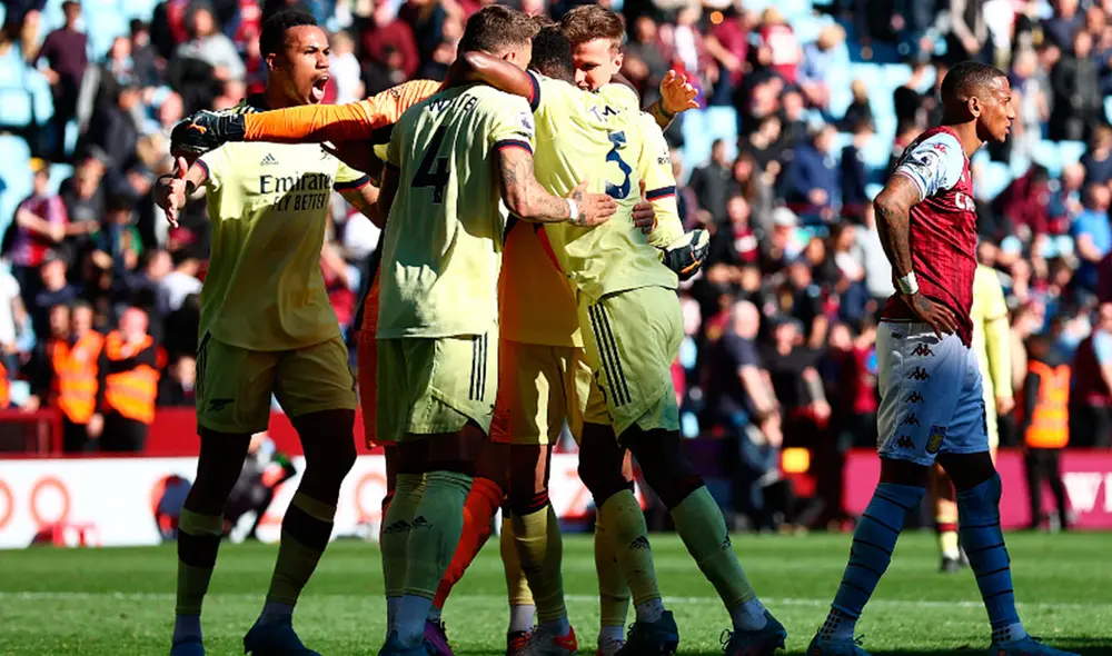 Arsenal derrotó por la mínima al Aston Villa por Premier League 2021-22. Foto: AFP