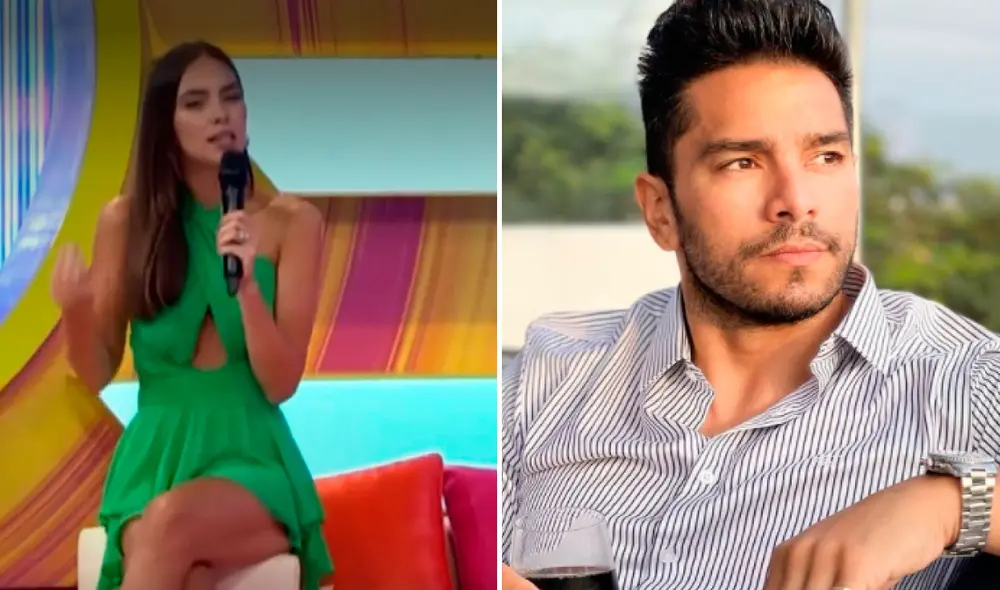 Natalie Vértiz cuestionó al productor de "Estás en todas" por colocarla en la lista de las más aburridas. Foto: composición Rafael Cardozo/Instagram, captura América TV