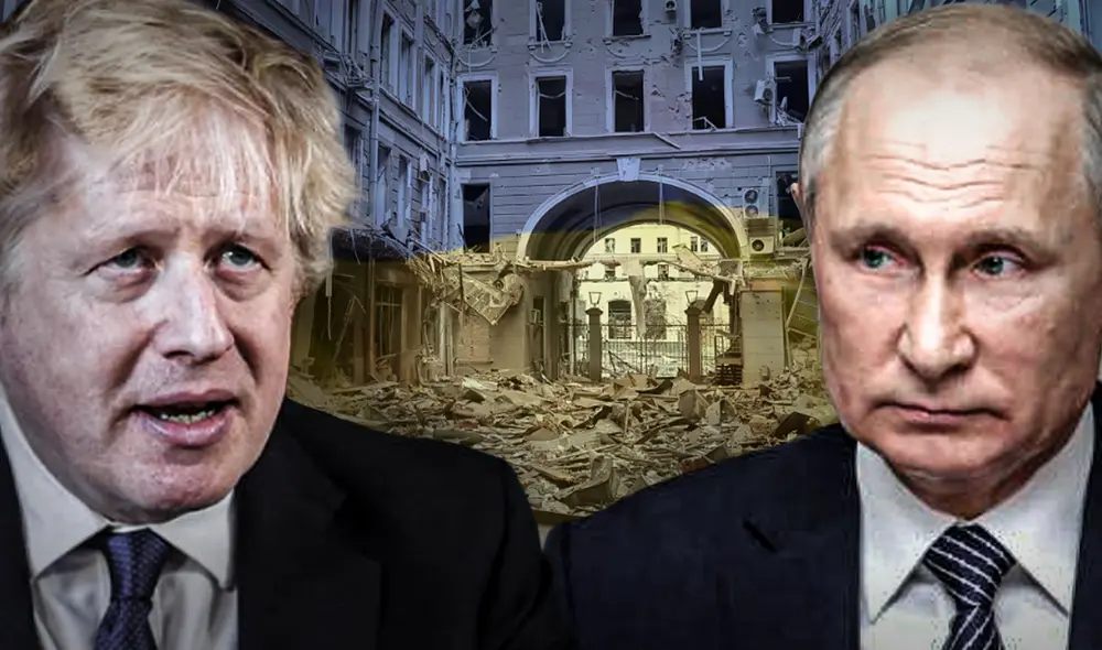 Boris Johnson resaltó las sanciones contra Vladimir Putin y Rusia. Foto: composición de Jazmin Ceras / La República