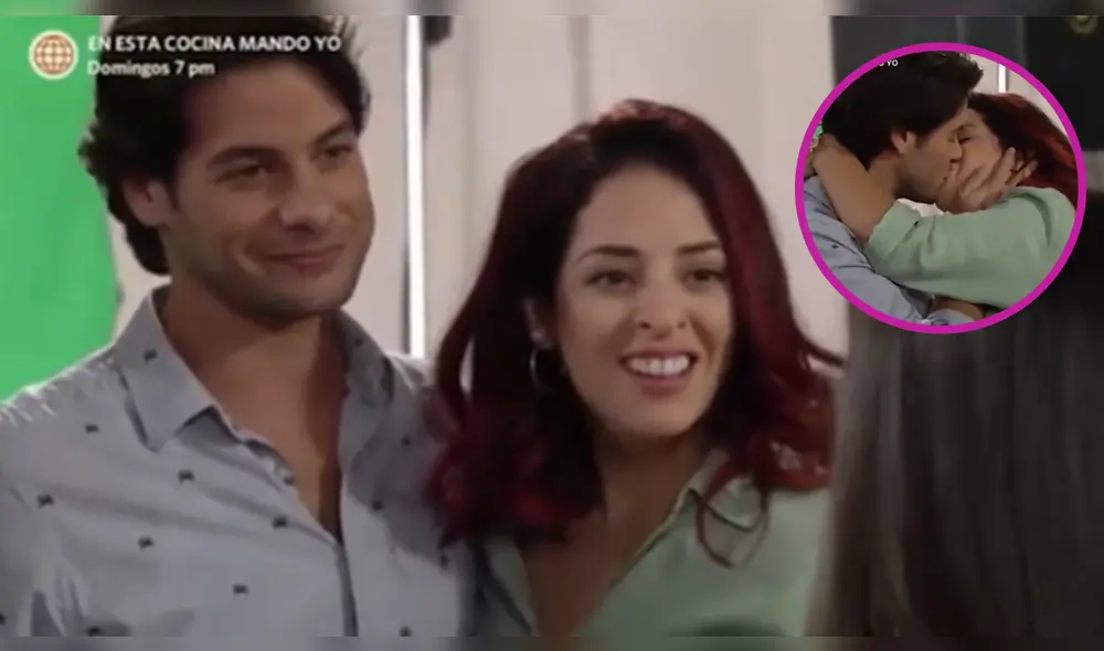 La calurosa escena que ambos compartieron generó gran expectativa en los espectadores de "Junta de vecinos". Foto: composición/captura América TV
