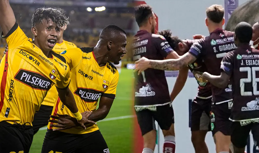 El líder ecuatoriano se medirá ante Mushuc Runa por la LigaPro. Foto: composición Twitter @BarcelonaSC/LigaPro El líder ecuatoriano se medirá ante Mushuc Runa por la LigaPro. Foto: composición Twitter @BarcelonaSC/LigaPro