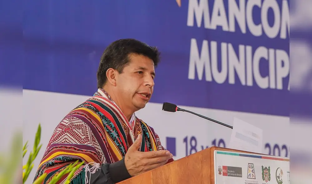 El presidente Pedro Castillo participó en en la clausura del Primer Encuentro de Mancomunidades Municipales, en Cusco. Foto: Presidencia El presidente Pedro Castillo participó en en la clausura del Primer Encuentro de Mancomunidades Municipales, en Cusco. Foto: Presidencia