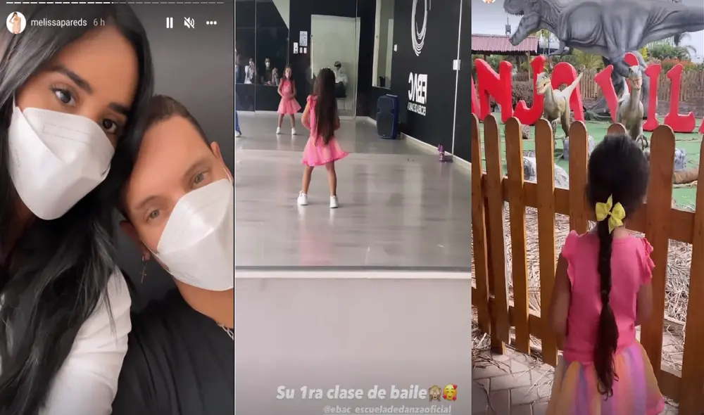 La modelo está enfocada en su hija. Foto: Melissa Paredes/Instagram