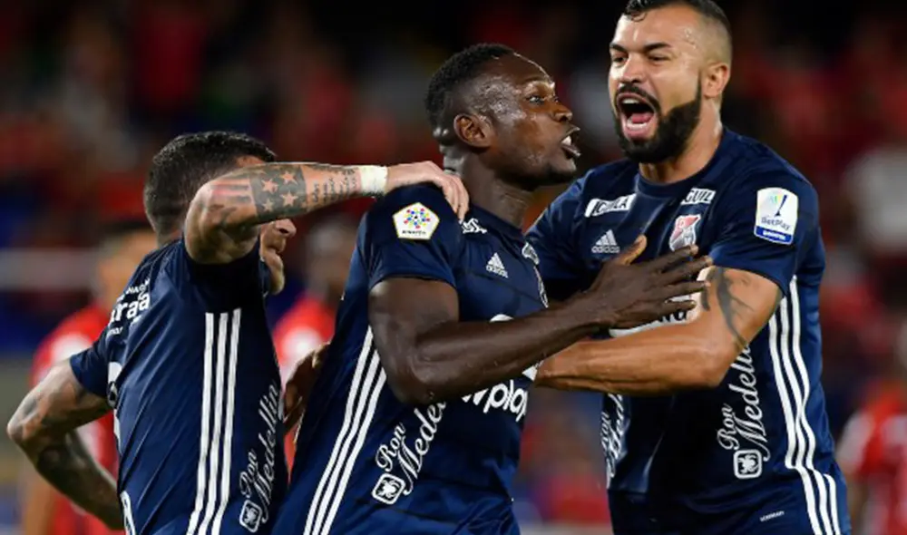 El Dim sacó un importante triunfo sobre América de Cali. Foto: Twitter @WinSportsTV