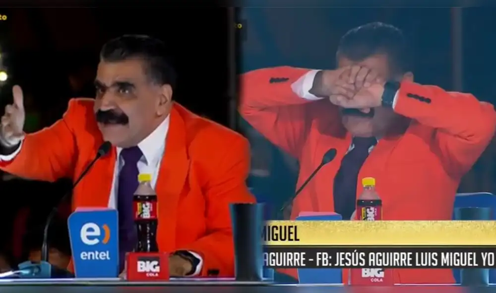 El jurado de “Yo soy 10 Años: Duplas perfectas” concordó en el que le faltaban largas horas de ensayo al imitador de Luis Miguel para poder acercarse a su tono de voz. Foto: composición/captura Yo soy: duplas perfectas