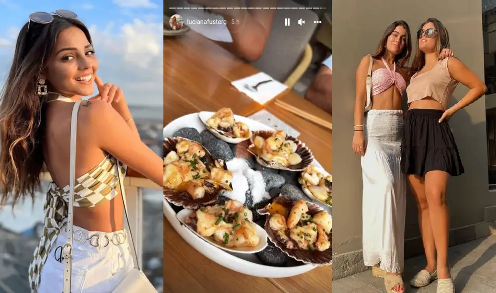 Las hermanas de Patricio Parodi comieron sushi con Luciana Fuster. Foto: Luciana Fuster/Majo y Mafer Parodi/Instagram