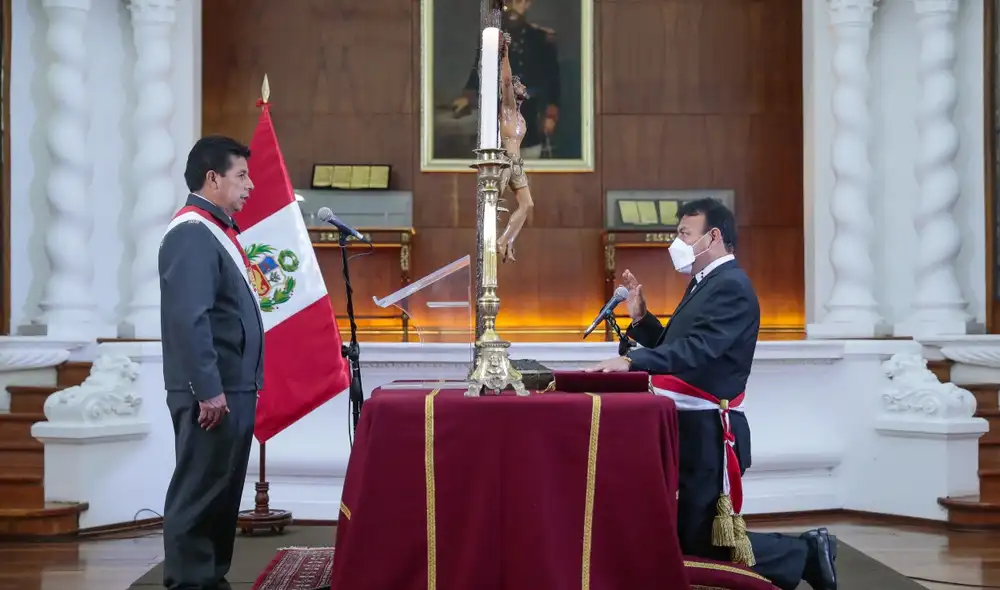 Félix Chero Medina juramentó el último sábado 19 de marzo como nuevo ministro de Justicia y Derechos Humanos. Foto: Presidencia Félix Chero Medina juramentó el último sábado 19 de marzo como nuevo ministro de Justicia y Derechos Humanos. Foto: Presidencia
